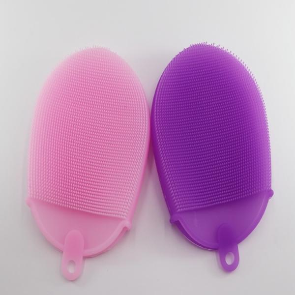 Quality Durable Silicone Cleansing Brush , Custom Bathroom Silicone Brush Cleaner for sale