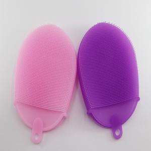 Buy cheap Durable Silicone Cleansing Brush , Custom Bathroom Silicone Brush Cleaner from wholesalers