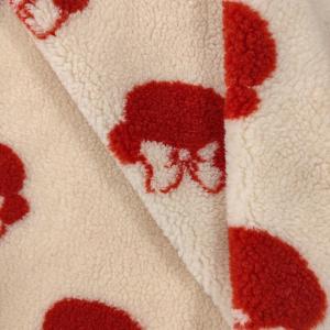 Buy cheap 100% Polyester Sherpa Fabric Yarn Dyed Jacquard 650gsm 288F from wholesalers