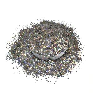 Buy cheap Super Shiny Epoxy Chunky Champagne Glitter PET Solvent Resistance Customized from wholesalers