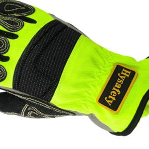 Buy cheap High Visible Glass Fiber Rescue Extrication Gloves Elasticized Turtleneck Cuff from wholesalers