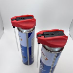 Foldable Trigger Cap with Extension Tube Compatible With Standard Aerosol Cans