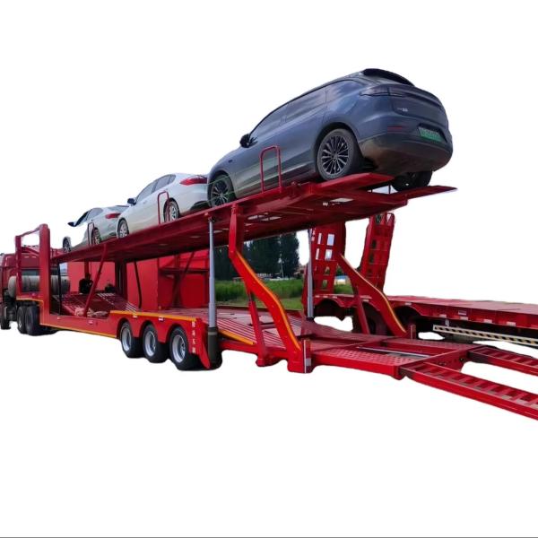 Buy cheap CIMC New Design Car Carrier Trailer Efficient Truck Trailers for Transporting Cars/ Car Carrier Truck from wholesalers