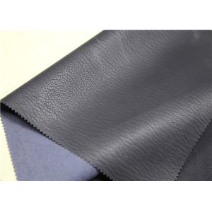 Buy cheap Black Embossed Faux Leather Fabric , Embossed Garment PU Synthetic Leather from wholesalers