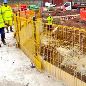 Buy cheap Excavations Metal Fall Protection Barrier Quick Modular Assembly from wholesalers