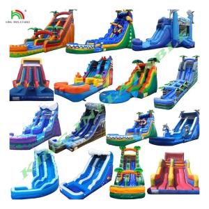 Buy cheap Customized Outdoor Kids Adults Party Jumping Bouncy Castle Water Slide Toboggan Gonflable Inflatable Water Slid from wholesalers