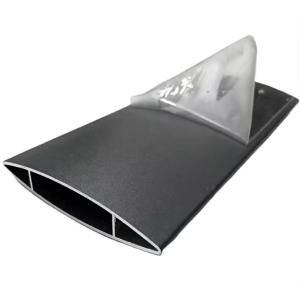 Buy cheap Custom Building Facade Extruded Aerofoil Fins Aluminum Profile Louvers Blade product