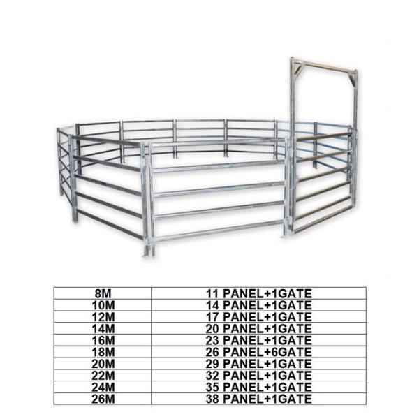 Quality 26 Panel Horse Yards Inc Gate, Horse Arenas, Cattle Fences, Corral 18m Diameter for sale