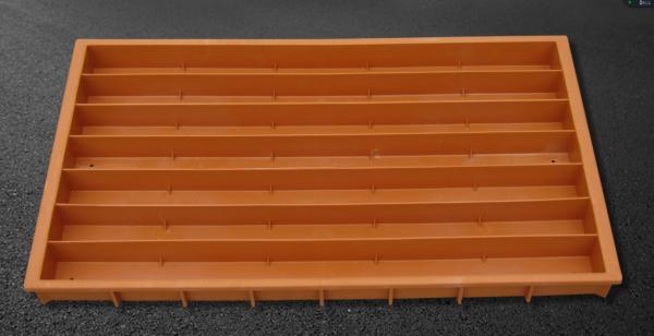 Buy cheap Core Drilling Orange Mining Core Boxes With Recycled Pastic Material 850mm Long from wholesalers