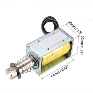Buy cheap Open Frame Linear Motion Push Pull Solenoid Electromagnet DC12V 24V from wholesalers