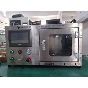 Buy cheap ASTM D1230 45 Degree Flammability Testing Machine Textile Fabric Flame Test Chamber from wholesalers