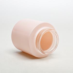 Cosmetic Glass Cream Jar Container Pink Custom Deep Mouth Face Cream Jars 30g