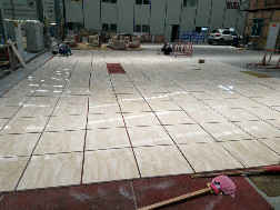 Buy cheap Beige Oman Natural marble tile slab for hospitality renovation from wholesalers