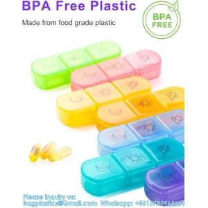 Extra Large Weekly Pill Organizer, 7 Days Pill Case Travel Daily Pill Box