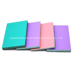 Thermoplastic SPU Flooring Outdoor Rubber Bright Surface Cement Base