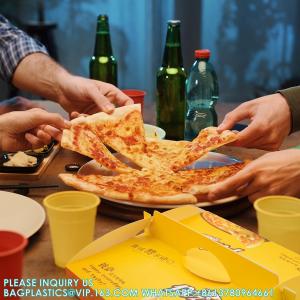 Pizza Boxes With Handle, Takeout Containers Mini Pizza Boxes Take Away Pizza
