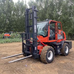 Buy cheap Rough Terrain Telescopic Off Road Forklift 3m Small from wholesalers