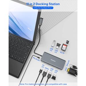 7 In 1 Usb C Hub Dock Station Dual With Card Reader Pro Pad Multi-Function