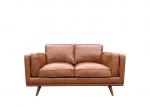 Buy cheap D28 Pure Leather Sofa Two Seater Sponge Padded 2 Seater Leather Sofa from wholesalers