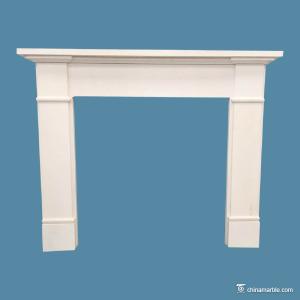 Buy cheap China natural stone , White Marble Fireplace Surround And Hearth from wholesalers