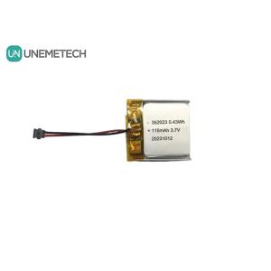 Buy cheap Wholesale Rechargeable Lipo Batteries 352023 3.7V 115mAh Li-ion Polymer Battery for GPS Tracker from wholesalers