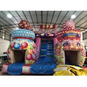 Buy cheap Customized High Inflatable Candy House Dry Slide For Christmas from wholesalers