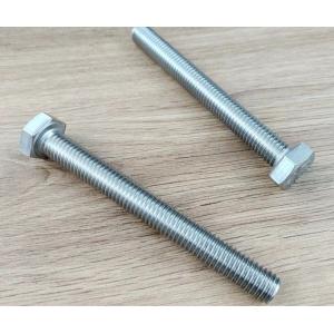 Buy cheap Stainless Steel 18 - 8 Full Coarse Thread Hex Head Tap Bolt With Six Sided Head from wholesalers