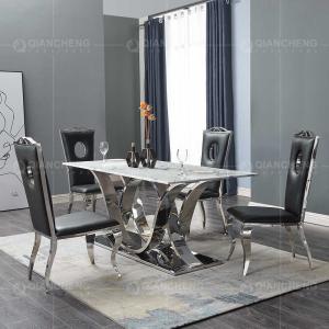 Buy cheap 78inch Luxury Marble Dining Table from wholesalers
