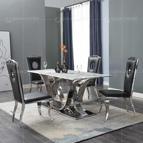 Buy cheap 78inch Luxury Marble Dining Table from wholesalers