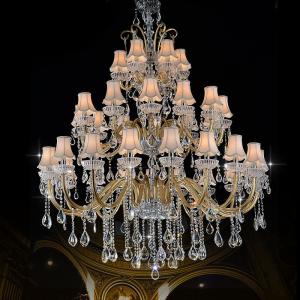 Buy cheap Chrome metal finish glass ceiling pendant chandelier (WH-CY-57) from wholesalers