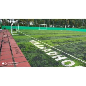 Buy cheap 50mm Pile Height Artificial Grass with Easy Installation Soft Touch and High Tenacity for Football Fields from wholesalers