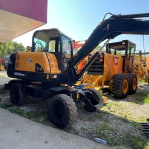 Buy cheap Second-hand Hyundai 60 Wheeled Excavator 6000kg Operating Weight from wholesalers
