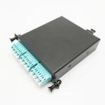 Buy cheap Aluminum MTP MPO Cassette Module LSZH Material With Multi Mode Aqua LC 4C Adaptor from wholesalers