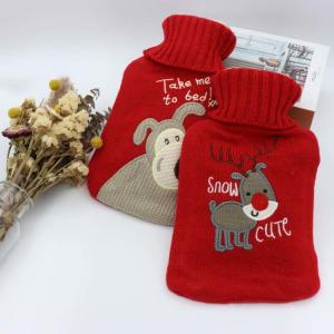 Buy cheap Red Customised Rubber Hot Water Bag Leakage Proof from wholesalers