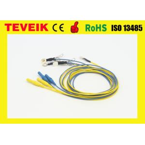 Neurofeedback DIN1.5 Socket EEG Cable, Silver Plated Copper EEG Ear-clip