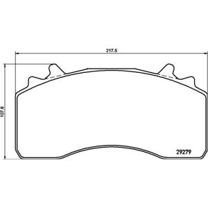 Buy cheap WVA 29279 Disc Brake Pads for MAN from wholesalers