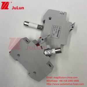 Buy cheap Silver Solar Pv Fuse / Din Rail Solar Fuse Holder Range For Photovoltaic Bus Boxes from wholesalers