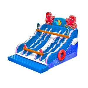 Buy cheap Children Fun Park Inflatable Ocean Squid Slide For Rentals from wholesalers