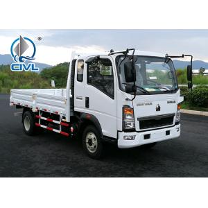 Buy cheap ZZ1047F3315E145 HOWO 4x2 Flat Bed Truck For Machinery Transportation from wholesalers