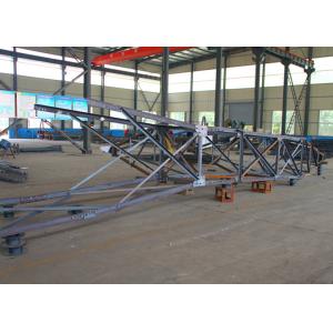 High Strength Electricity Pylons , 4 Legged Steel Lattice Masts Structure
