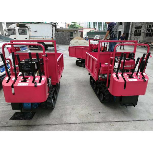 Diesel Engine Farm Mining Hydraulic Track Crawler Mini Dumper Track Transporter 2MT Capacity