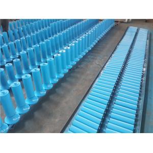 Buy cheap Blue Self Aligning Conveyor Guide Roller Buffer 219mm Diameter from wholesalers