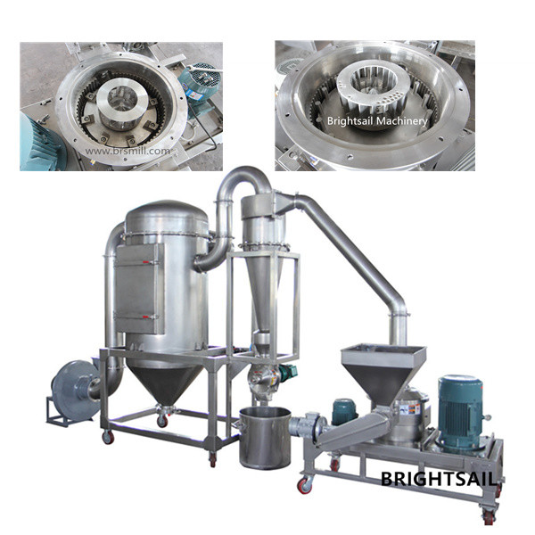 Quality Lemongrass Leaf Powder Pulverizer Machine 60mesh ACM Mill Grinder for sale