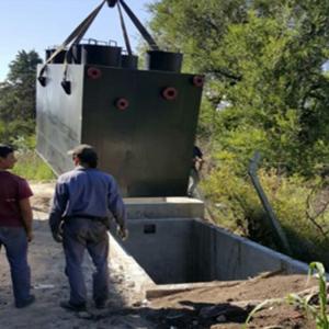 Buy cheap Square Modular Sewage Treatment Plant for Wastewater Treatment and 80-99% Recovery Rate in 5-40C Environment from wholesalers