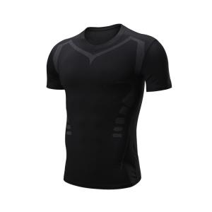 Buy cheap Polyester Printed Blank T Shirts Jogging Slim Fit Physical Exercise from wholesalers