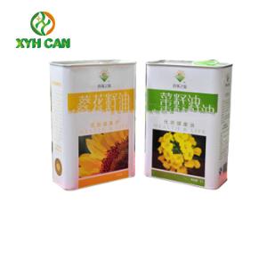 Buy cheap Rectangular Tin Containers Glossy Printing Vegetable Oil Packaging FDA Certificated from wholesalers