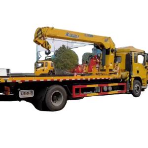 Buy cheap HOWO 4X2 Road Recycling Flatbed Trailer for Sale from wholesalers