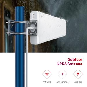 12dBi 14dBi Waterproof Outdoor Directional LPDA Antenna for 4G 5G LTE 698-2700