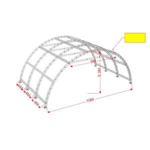 Buy cheap Aluminum Square Truss For Background Truss , Corrosion Resistance from wholesalers