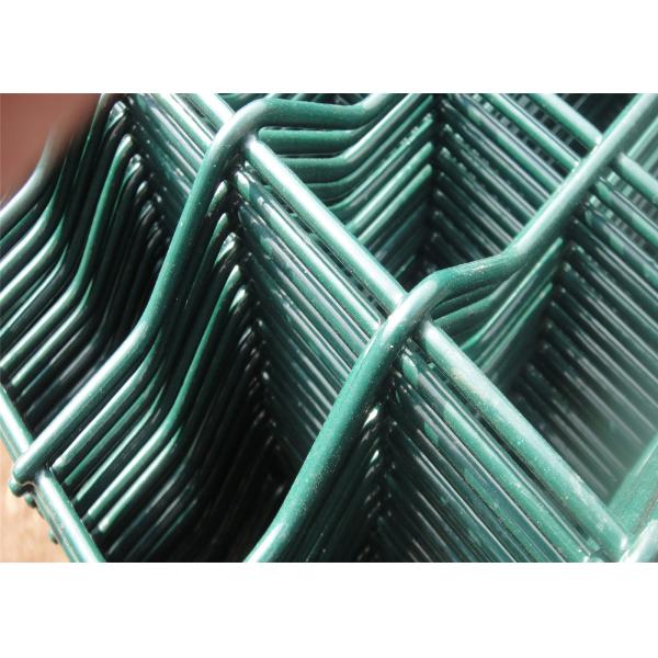 Buy cheap 1030mm x 2500mm 3D Wire Mesh Fence Post and Clamp mesh opening :50mm x 200mm from wholesalers